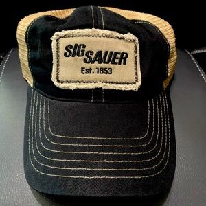 Original SIG Sauer Trucker Style Snap Back Hat